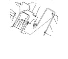 Lawn-Boy 10201-5900001 TO 5999999 handle assembly diagram
