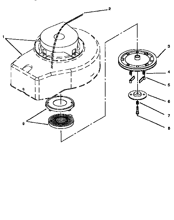 Recoil starter assembly