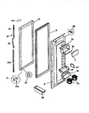 Refrigerator door