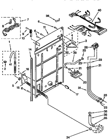 Rear panel