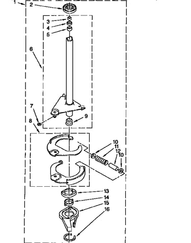 Brake and drive tube