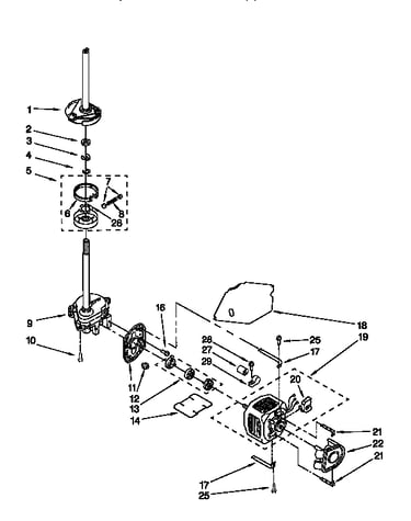 Motor and pump