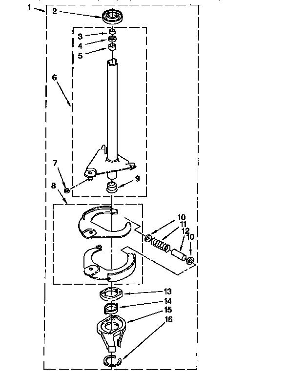 Brake and drive tube