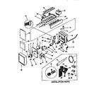 Frigidaire FRS26ZGED0 ice maker diagram