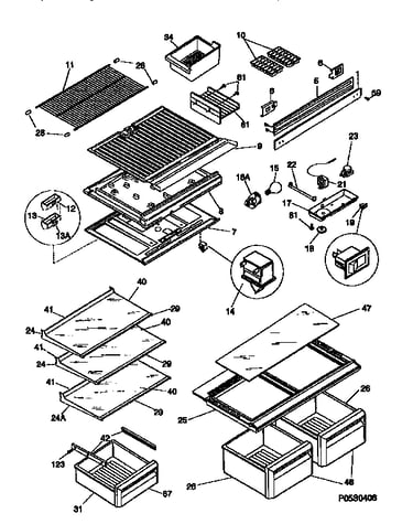Shelves/controls