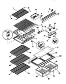 Separator and shelves