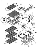 Separator and shelves