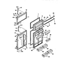 Frigidaire FRT21NNCW2 door diagram