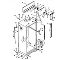 Frigidaire FRT21NNCW2 cabinet diagram