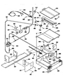 Oven burner section