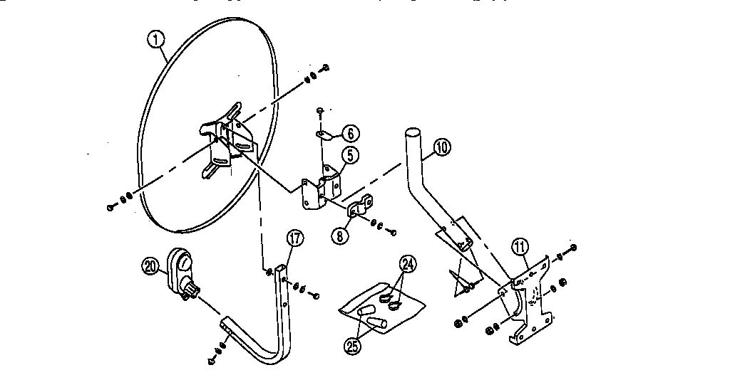 Sat antenna san 18d1