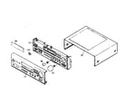 Denon AVR-70 cabinet parts diagram