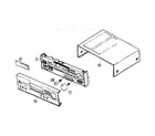 Denon AVR-50 cabinet parts diagram