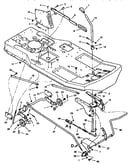 Mower housing suspension