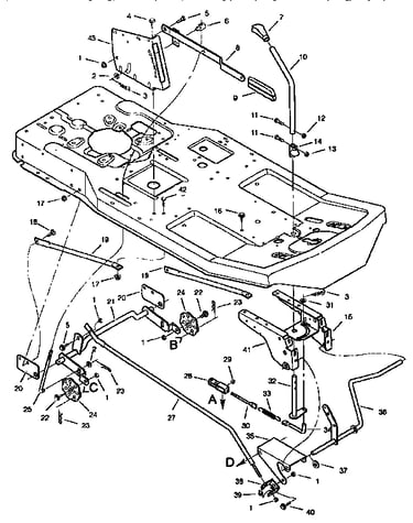 Mower housing suspension