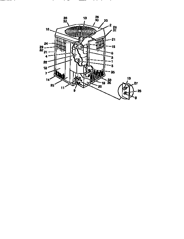 SPLIT-SYSTEM, COOLING, OUTDOOR SECTION