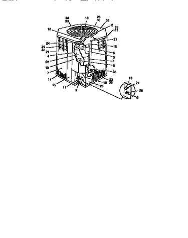 Split-system, cooling, outdoor section