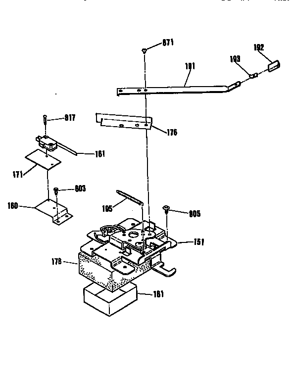 Door lock section