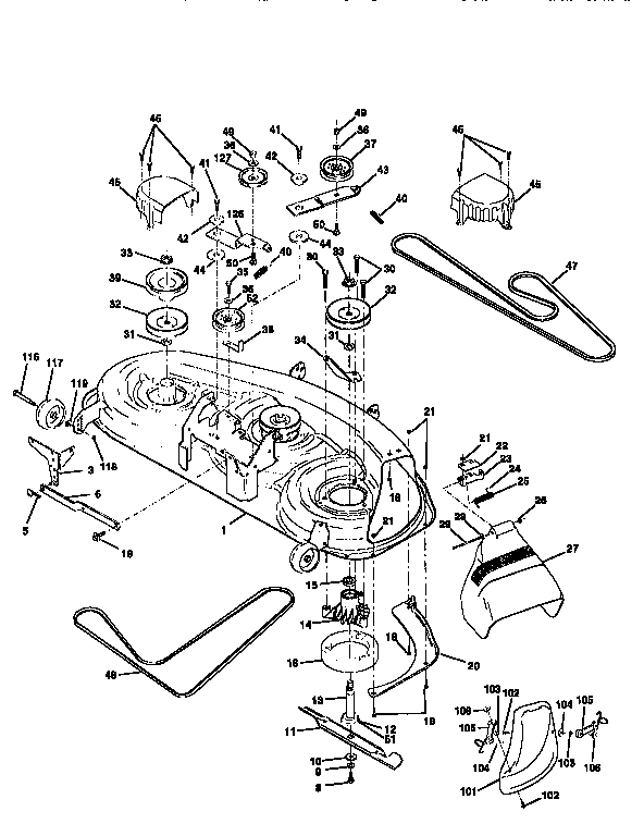 Mower deck