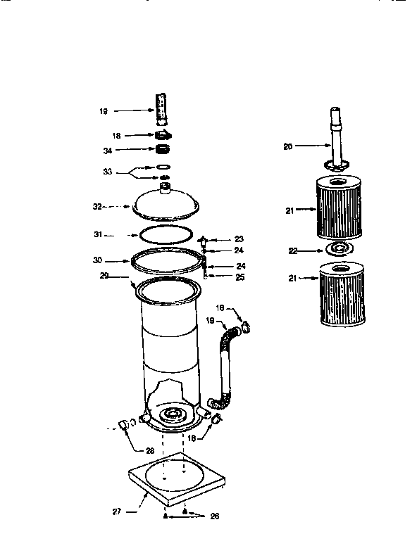 Swimming pool filter
