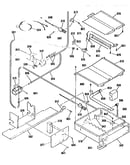 Oven burner section