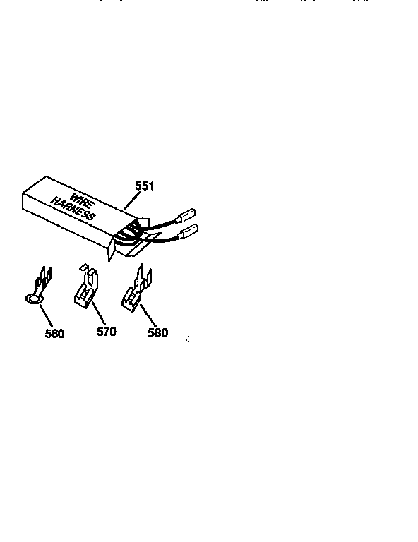 WIRE HARNESS AND COMPONENTS