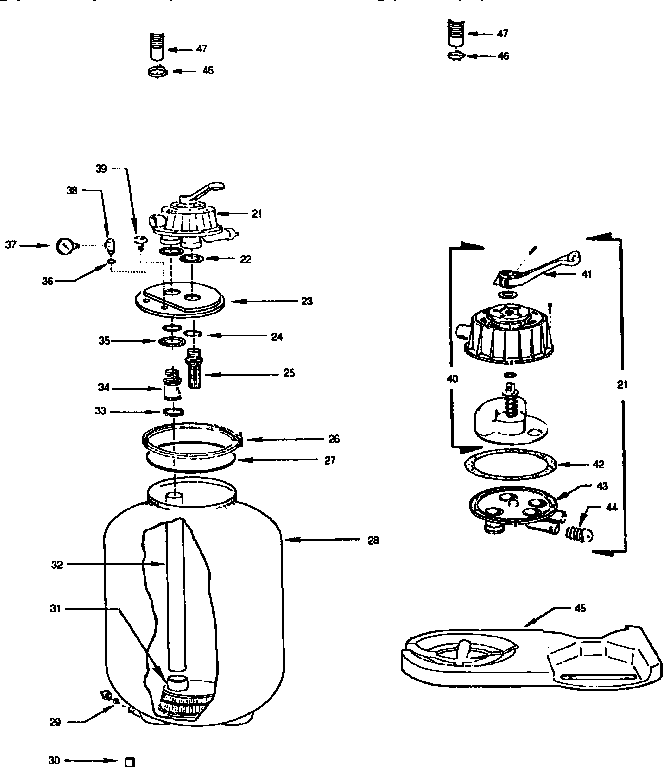 Swimming pool filter