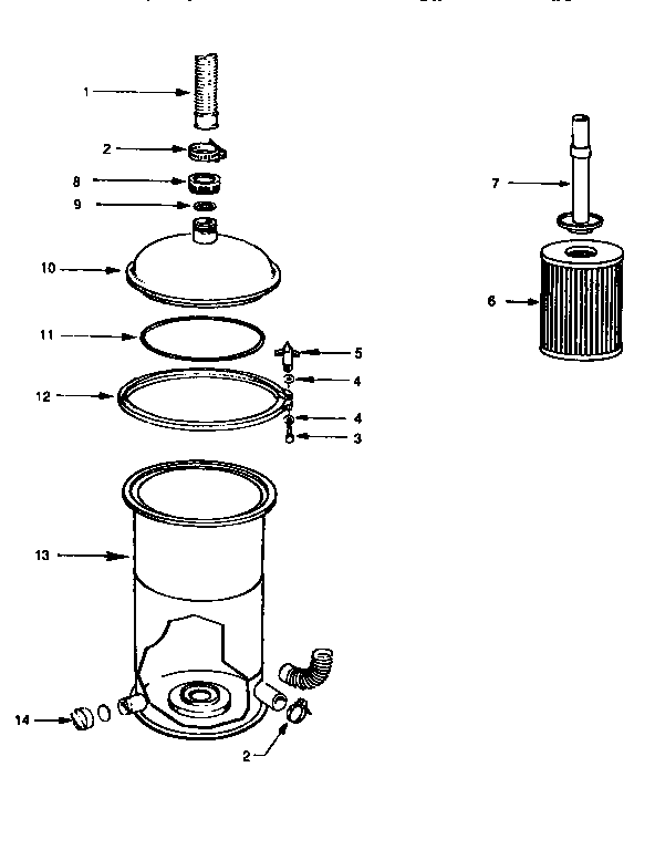 Swimming pool filter