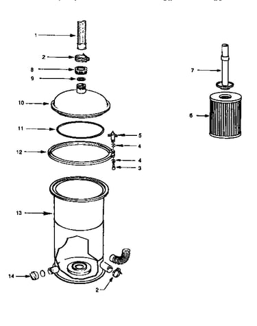 Swimming pool filter