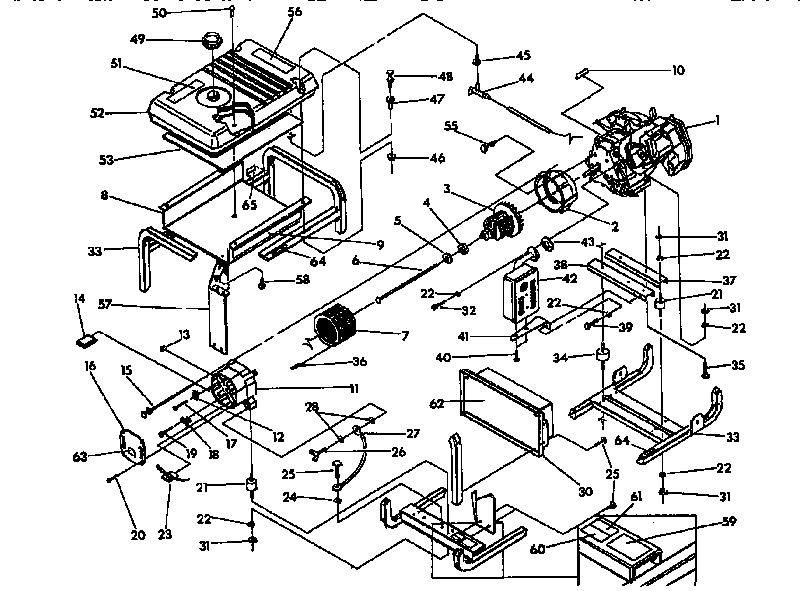 Stator and cradle assembly