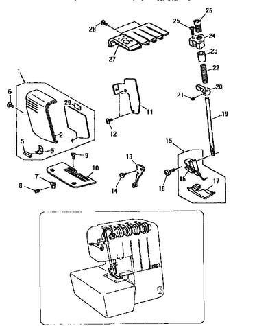 Presser bar assembly