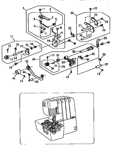 Knife connecting rod