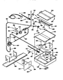Oven burner section