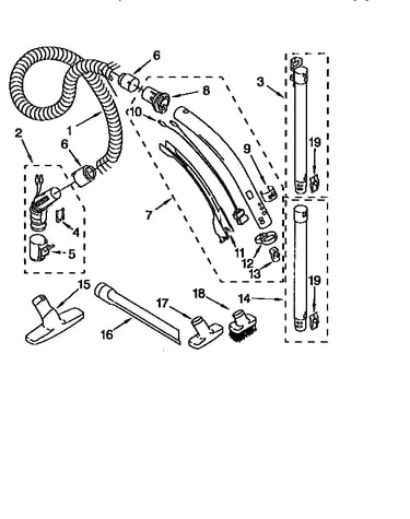 Hose and attachment
