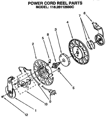 Power cord reel