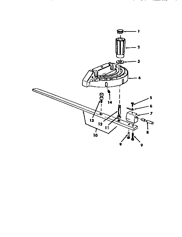 MITER GAUGE ASSEMBLY