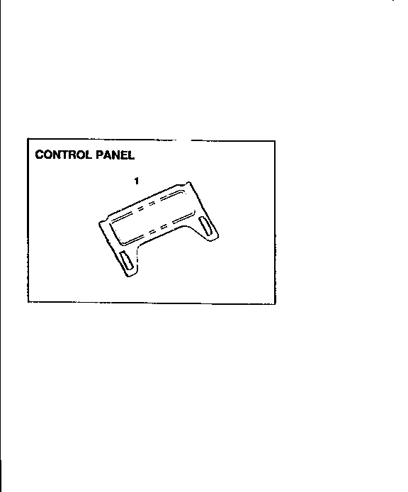 Control panel