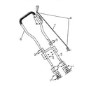 Craftsman 536797580 handle assembly diagram