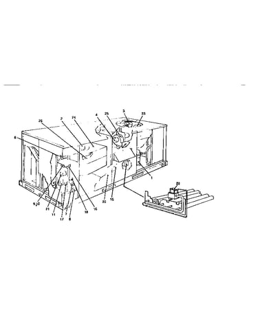 Single package cooling unit