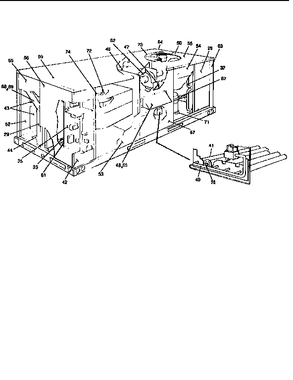 Single package cooling unit
