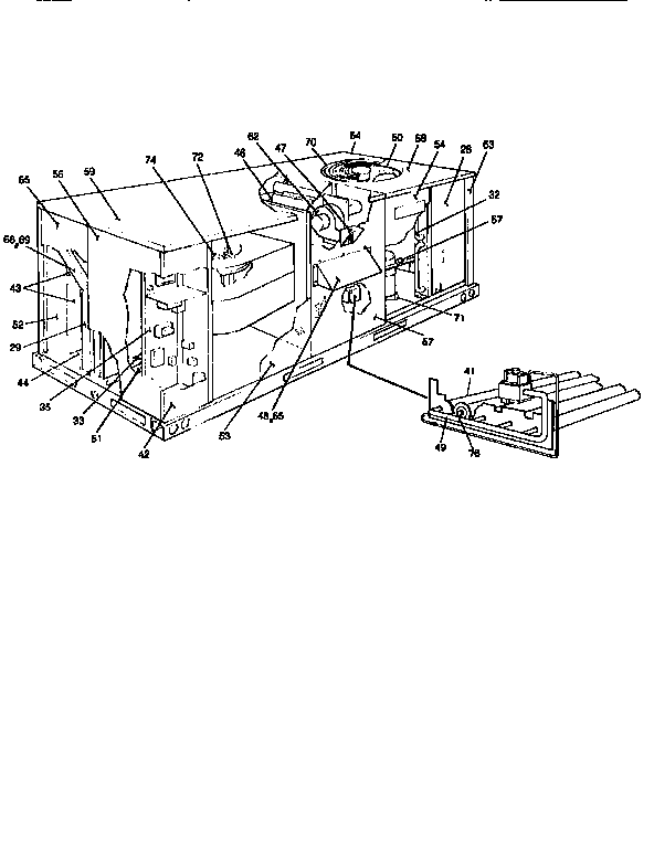 Single package cooling unit