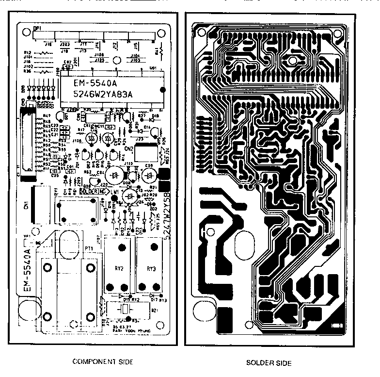 POWER AND CONTROL CIRCUIT BOARD