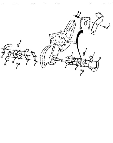 Tine assembly