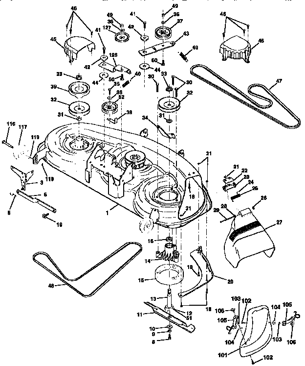Mower deck