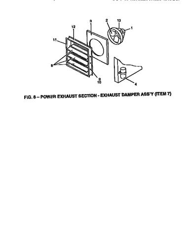 Power exhaust section
