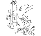 Weider WEBE15060 unit parts diagram