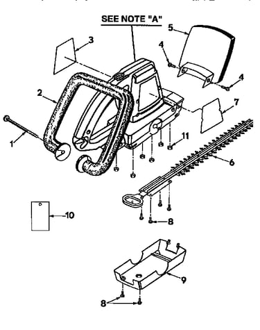 Handle and blade