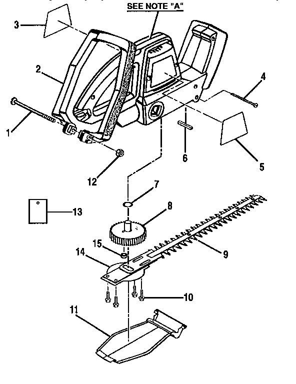 Handle and blade