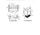 York D2CG180N24025A damper hood and burner assembly diagram