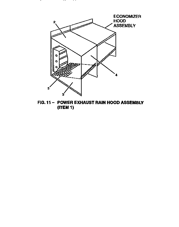 POWER EXHAUST RAIN HOOD